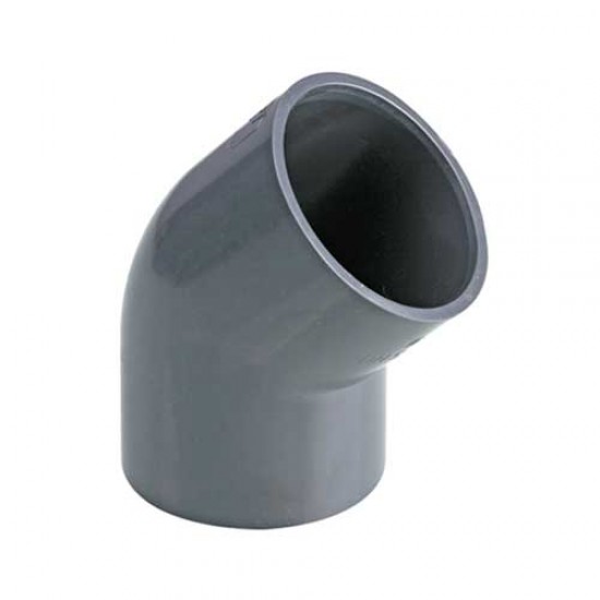 Solvent Cement Elbow 45° UH-PVC PN 16
